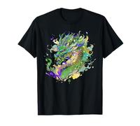 Dragon Art Illustration Asian Chinese Japanese Style Graphic T-Shirt
