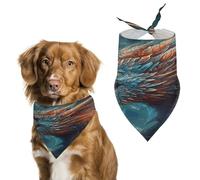 Dragon Art Spring Summer Dog Bandanas Soft, Dog Scarf Washable Triangle, Pet Bandana Cute Outdoor Accessories for Small Dogs Cat Pet