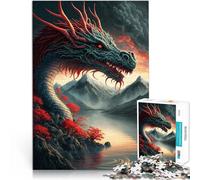 Dragon Asianpuzzles for adults 1000 pieces Help the brain exercise addictive toys to cultivate patience Great gifts and toys 38x26cm