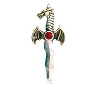 Dragon Athame for Manifestation of Though Talisman Pendant Necklace - Forbidden Charms Collection