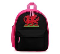 Dragon Badge of Wales Lightweight Mini Backpack for Women | Small Backpacks with Front Pocket Casual Daypacks Cute Shoulder Bag
