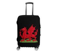 Dragon Badge of Wales Personalized Luggage Case Cover Funny Travel Accessories Washable Suitcase Protector Fit 19-32 Inch S