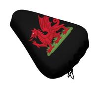 Dragon Badge of Wales Waterproof Bikeseat Cover for Rain Outdoor Bike Seats Cushion Covers with Elastic