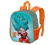 Dragon Ball Blue-Small 3D Backpack, Multicolour, 11 x 26 x 31 cm, Capacity 8.5 L