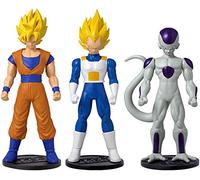 Dragon Ball Flash 3 Figure Set: Super Saiyan Vegeta, Super Saiyan Goku and Frieza 4th Form