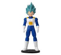 DRAGON BALL Flash Series Super Saiyan Blue Vegeta Action Figure | 4'' Tall SS Blue Vegeta Anime Merch With Collectible Coin Manga
