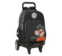Dragon Ball - Large Backpack with Wheels, Compact Evolution, Removable, Ideal for Children of Different Ages, Comfortable and Versatile, Quality and Resistance, 33 x 22 x 45 cm