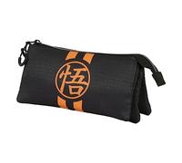 Dragon Ball Lining Ball-ECO Triple Pencil Case, Black, 23 x 11 cm