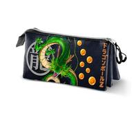 Dragon Ball Shenron-Triple Pencil Case, Dark Blue, 23 x 11 cm