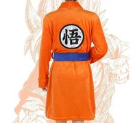 Dragon Ball Sun Wukong men's and women's autumn and winter home clothes cartoon animation cosplay flannel bathrobe warm pajamas A