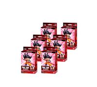 Dragon Ball Super Card Game Starter Deck Display Fusion World Fs06 Trading Cards English 6 Packs Multicolor