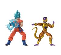 Dragon Ball Super Dragon Stars Battle Pack Super Saiyan Blue Goku Vs Golden Frieza Action Figure