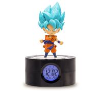 Dragon Ball Super Goku Figure Alarm Clock Desktop Light Lamp with Alarm Clock