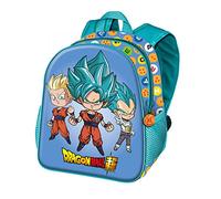 Dragon Ball Three-Basic Backpack, Blue, 15 x 31 x 39 cm, Capacity 18.2 L