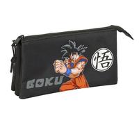 Dragon Ball - Triple Pencil Case, Children's Pencil Case, Ideal for Children of School Age, Comfortable and Versatile, Quality and Resistance, 22 x 3 x 12 cm