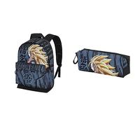 Dragon Ball Warrior Fan 2.0 HS Backpack + Square Pencil Case
