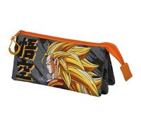 Dragon Ball Warrior-Triple Pencil Case, Multicolour, 23 x 11 cm