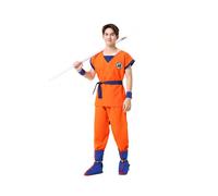 (Dragon Ball-Wu Zi Suit (without props), M) Halloween Dragon Ball costume Japanese cartoon COS Dragon Ball stage performance Son Goku Goku Turtle Hermit