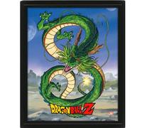 Dragon Ball Z 3D Lenticular Poster in Box Frame (Shenron and Dragon Balls Design) 25cm x 20cm x 1.3cm - Official Merchandise