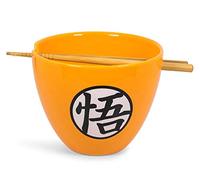 Dragon Ball Z 4-Star Ball Ceramic Noodle Bowl & Chopsticks Set | 16 Ounce Dish