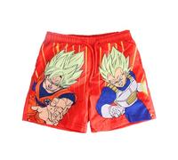 Dragon Ball Z Boys Bermuda Shorts Swimming Trunks Swim Shorts Kids Swimming Suit Sizes 4 to 8 Years, orange, 8 Years
