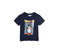 Dragon Ball Z Boys Classic Goku Soft Cotton Short Sleeve T-Shirt for Boys Sizes 4 to 10 Years, navy, 8 Years