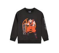 Dragon Ball Z Boys Sweatshirt | Goku Long Sleeve Anime Jumper | Boys Clothes | Cotton Jumpers For Kids | Grey 7-8 Years