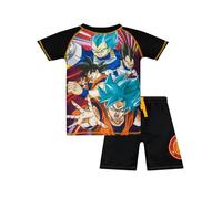 Dragon Ball Z Boys Swimming Costume | Goku Boys Swimsuit | Anime Boys 2 Piece Swim Set | Black 6-7 Years