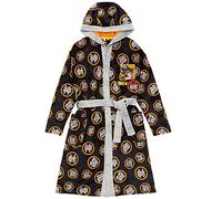Dragon Ball Z Goku Dressing Gown For Men | Adults Action Character Pockets Black Orange Bathrobe | Anime Series Game Pjs Robe XL