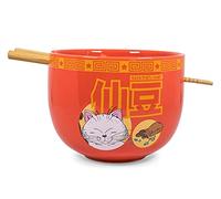 Dragon Ball Z Karin Japanese Dinnerware Set | 16-Ounce Ramen Bowl and Chopsticks