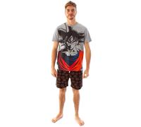 Dragon Ball Z Men's Short Sleeve Short Leg Pyjama Set | Grey | Size: XL Dragon Ball Z Grey XL