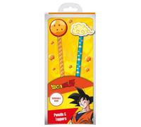 Dragon Ball Z Pencil And Topper (Pack Of 2) Yellow/blue (27.5Cm X 1.2Cm X 10.2Cm)