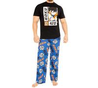 Dragon Ball Z Pyjamas | Goku Men’s Pyjamas | Short Sleeve Mens PJs | Black Medium