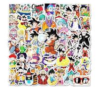Dragon Ball Z Stickers 100pcs Waterproof Cartoon Anime Sticker for Laptop Water Bottle Motorcycle Bicycle Car Scrapbook Skateboard Luggage, Vinyl Super Saiyan Goku Sticker for Kids Teens