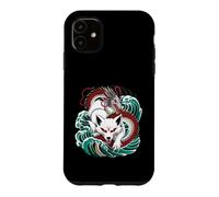 Dragon Battle Japanese Myth Waves Case for iPhone 11
