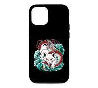 Dragon Battle Japanese Myth Waves Case for iPhone 12/12 Pro