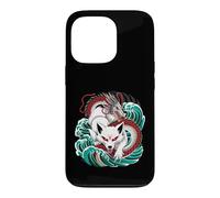 Dragon Battle Japanese Myth Waves Case for iPhone 13 Pro