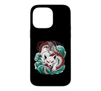 Dragon Battle Japanese Myth Waves Case for iPhone 14 Pro Max