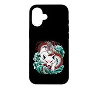 Dragon Battle Japanese Myth Waves Case for iPhone 16