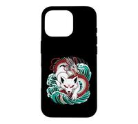 Dragon Battle Japanese Myth Waves Case for iPhone 16 Pro