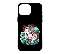 Dragon Battle Japanese Myth Waves Case for iPhone 16 Pro Max