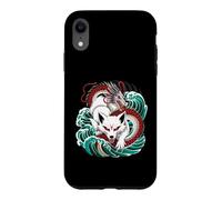 Dragon Battle Japanese Myth Waves Case for iPhone XR