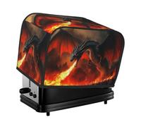Dragon Battlefield Toaster Cover 2 Slice Kitchen Small Appliance Covers With Pockets Dust And Fingerprint Protectio