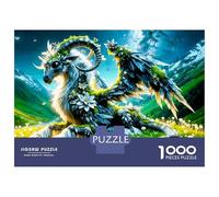 Dragon Bird Hybrid 1000 Piece Jigsaw Puzzle Mythical Beast Charm Puzzle for Adults Recycled Cardboard Educational Game Challenge Fun Home Activity Great Gift for Family Lovers Cognitive Development 52