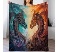 Dragon Blanket, Fluffy Super Warm & Soft Throw, As Sofa Cushion Bedspread Or Living Room Blankets 130×150cm