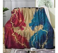 Dragon Blanket Super King Size, Vintage Fleece Throw Blanket for Bed Sofa Couch, Soft Cozy Flannel, Extra Large 230x270 cm, Decor & Gifts (S304)