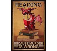 Dragon Book Cross Stitch Kit: Full Embroidery 11CT Printed Canvas - 3 Strand Cotton Threads (30 * 40cm)