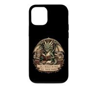 Dragon Book Lover Reading Fantasy Library Graphic Design Case for iPhone 12/12 Pro