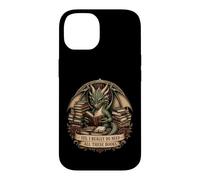 Dragon Book Lover Reading Fantasy Library Graphic Design Case for iPhone 14