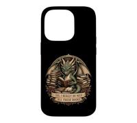 Dragon Book Lover Reading Fantasy Library Graphic Design Case for iPhone 14 Pro